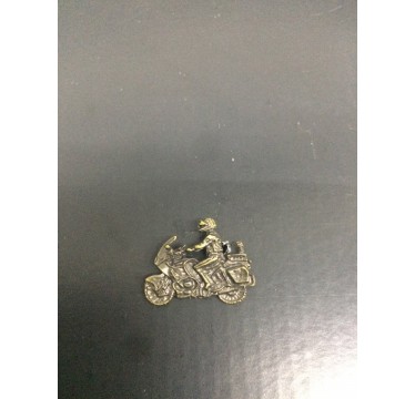 Pin de metal de motociclista 