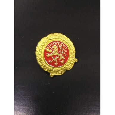 Emblema de metal redondo do exército 