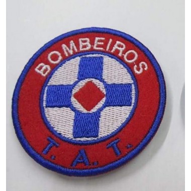 EMBLEMAS  BORDADOS BOMBEIROS COM VELCRO  T.A.T 
