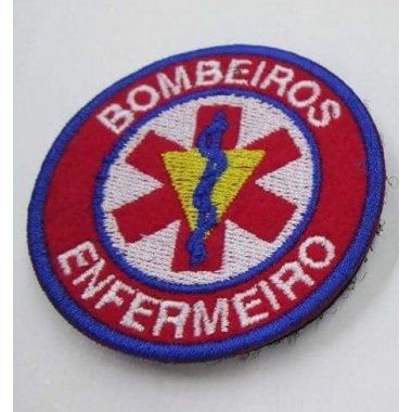 EMBLEMAS  BORDADOS BOMBEIROS COM VELCRO  ENFERMEIRO 