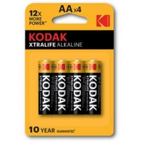 Pilhas Kodak Xtralife Alcalina AA LR06 - 4 Uni