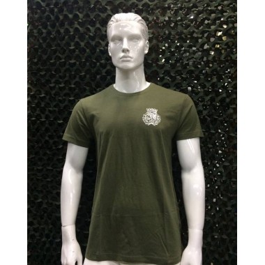 T-shirts do exército verde 